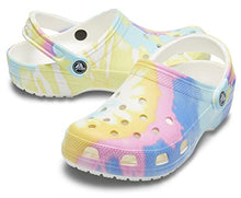 Load image into Gallery viewer, Crocs Men's and Women's Classic Tie Dye Clog, Pastel Tie Dye, 9 US
