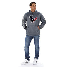 Load image into Gallery viewer, Officially Licensed Zubaz Men's NFL NFL Men's Pullover Hoodie, Gray, Houston Texans, Size X-Large
