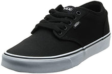 Load image into Gallery viewer, Vans Men's Atwood Canvas' Low-Top Sneakers, Black/White, 9.5
