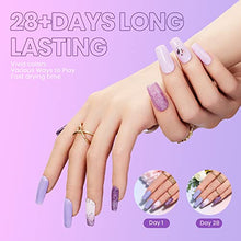Load image into Gallery viewer, Beetles Acrylic Powder Nail Kit 6 Colors Grape Vine Purple Acrylic Nails Professional Powder Set Nail Extension Art Gifts for Women DIY at Home
