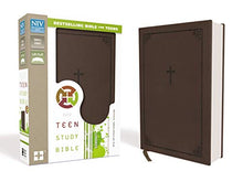Load image into Gallery viewer, NIV, Teen Study Bible, Compact, Leathersoft, Brown
