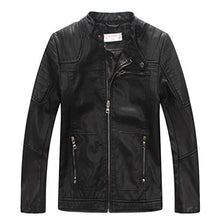 Load image into Gallery viewer, LJYH Boys' Faux Soft Leather Jackets Children Biker Outerwear Coats Black 5/6yrs
