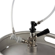 Load image into Gallery viewer, FERRODAY Ball Lock Keg Coupler Adapter Commercial Keg to Ball Lock Keg Quick Disconnect Conversion Kit Fits to A D S G Type Keg Coupler FPT 5/8 Thread Stainless Steel Gas &amp; Liquid Post for Homebew
