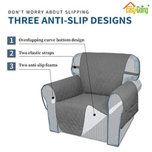 Load image into Gallery viewer, Easy-Going Sofa Slipcover Waterproof Couch Cover Non-Slip Sofa Cover for 3 Cushion Couch Seamless Whole Piece Fabric Furniture Protector for Pets Kids Children Dog Cat(Sofa, Gray)
