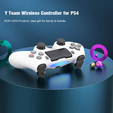 Load image into Gallery viewer, Controller for PS4, Y Team Wireless Controller Compatible with Playstation 4/Pro/Slim, Joystick Remote with Dual Motors, 6-axis Gyro and Audio Jack, 1000 mAh Battery [2020 New Version]
