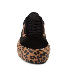 Load image into Gallery viewer, Vans Unisex Authentic Skate Shoe Sneaker (9 Women/7.5 Men, Black/Leopard 7434)
