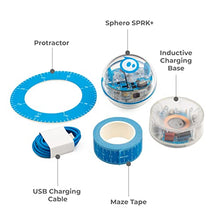 Load image into Gallery viewer, Sphero SPRK+: App-Enabled Robot Ball with Programmable Sensors + LED Lights - STEM Educational Toy for Kids - Learn JavaScript, Scratch &amp; Swift
