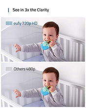 Load image into Gallery viewer, Video Baby Monitor, eufy Security, Video Baby Monitor with Camera and Audio, 720p HD Resolution, Night Vision, 5" Display, 110° Wide-Angle Lens Included, Lullaby Player, Ideal for New Moms

