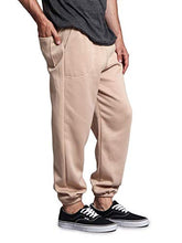 Load image into Gallery viewer, Victorious Men's Elastic Cuff Fleece Sweatpants - HILLSP - Orange - Small
