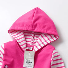 Load image into Gallery viewer, VIKITA Toddler Girls Dresses Winter Longsleeve Hooded Dress Cotton Casual Dresses,LH4303 5T
