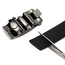 Load image into Gallery viewer, SQUEPLE Golden Letter S Men's Automatic Buckle with Genuine Leather Belt Strip LY87546-3-120

