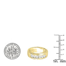 Load image into Gallery viewer, Dazzlingrock Collection 1.00 Carat (ctw) 14K Round White Diamond Channel Mens Wedding Band 1 CT, Yellow Gold, Size 8
