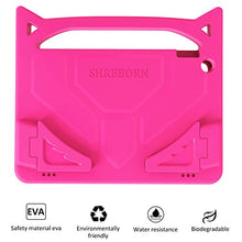 Load image into Gallery viewer, New Fire HD 10 Tablet Case 2019/2017-SHREBORN LightWeight ShockProof Kid-Proof Cover with Stand Kids Case for All New Amazon Fire HD 10 Tablet(10.1",9th/7th/5th Generation,2019/2017/2015 Release)-Pink

