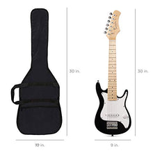Load image into Gallery viewer, Best Choice Products 30in Kids Electric Guitar Beginner Starter Kit w/ 5W Amplifier, Strap, Case, Strings, Picks - Black
