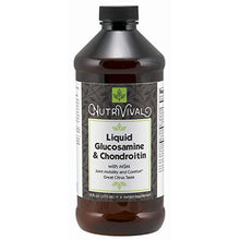 Load image into Gallery viewer, Nutrivival Liquid Glucosamine &amp; Chondroitin with MSM That Offers Joint Support and Comfort with A Great Citrus Taste* 16 Ounce Bottle
