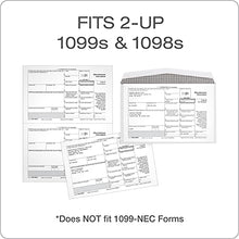 Load image into Gallery viewer, TOPS 1099 Envelopes, For 1099 NEC, 1099 MISC, 1099 R, 1099 INT &amp; 1099 DIV, Self Seal Double Window Security Envelopes, 5-5/8" x 9", 24/Pack (TX2222ES)
