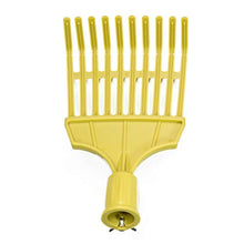 Load image into Gallery viewer, DocaPole 4 inch Roof Rake &amp; Shrub Rake // Extension Pole Roof Rake Attachment // for Roof Raking and Detailed Shrub Raking Under Bushes and in Flower Beds // Flower Bed Rake // Small Rake Attachment
