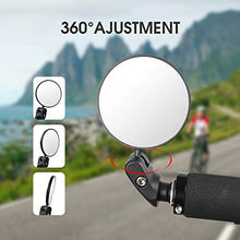 Load image into Gallery viewer, Mempedont bike mirror, bicycle riding rearview mirror, HD safety rearview mirror, convex mirror with adjustable handlebar installation, suitable for mountain road bikes
