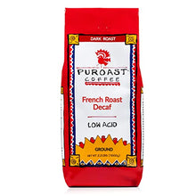 Load image into Gallery viewer, Puroast Low Acid Ground Coffee, Decaf French Roast, High Antioxidant, 2.5 Pound Bag
