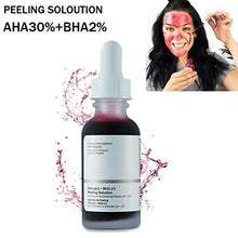 Load image into Gallery viewer, Fovely 30ml AHA 30% + BHA 2% Peeling Solution 10-Minute Exfoliating Face Brighten Serum Face Skin Care for Sensitive Skin

