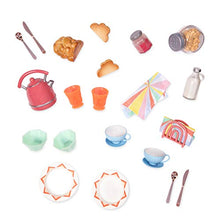 Load image into Gallery viewer, Glitter Girls Dolls by Battat – 14-inch Doll Breakfast Set – Play Food , Tea Kettle, &amp; Table Setting Accessories – Toys for Kids Ages 3 and Up
