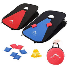 Load image into Gallery viewer, Himal Collapsible Portable Corn Hole Boards With 8 Cornhole Bean Bags  (3 x 2-feet)

