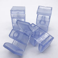 Load image into Gallery viewer, 49mm Anti-Collision Block for Shower Room Glass Sliding Door Shower Door Bottom Guide Assembly Clear(4Pcs)
