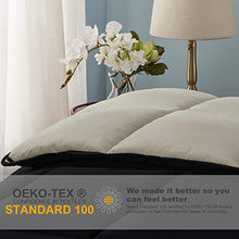 Load image into Gallery viewer, Seward Park All Season Down Alternative Reversible Quilted Comforter, Hypoallergenic, Lightweight, Plush Microfiber Fill, Duvet Insert or Summer Comforter, Black/Gray Brown, King Size
