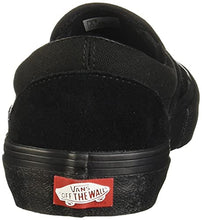 Load image into Gallery viewer, Vans Men's Slip-On Pro Skate Shoe Blackout 8.5
