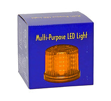 Load image into Gallery viewer, Fortune Products PL-300AJ Battery Powered Ultra Bright Amber LED Safety &amp; Emergency Beacon Light w/Magnetic Bottom
