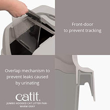 Load image into Gallery viewer, Catit Jumbo Hooded Cat Litter Pan - Warm Gray
