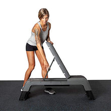 Load image into Gallery viewer, Fitness First Aerobic Step Combo Bench, Black
