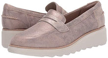 Load image into Gallery viewer, Clarks womens Sharon Ranch Penny Loafer, Pewter Suede, 9 US
