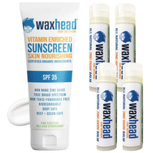 Load image into Gallery viewer, Waxhead Sunscreen + Lip Balm (Bundle)
