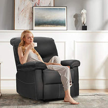Load image into Gallery viewer, FDW Recliner Sofa PU Leather Set 3 PCS Motion Sofa Loveseat Recliner Sofa Recliner Couch Manual Reclining Chair 3 Seater for Living Room

