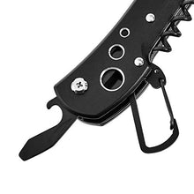 Load image into Gallery viewer, Amazon Basics 15-in-1 Stainless Steel Multitool Pocket Knife Safety Lock with Nylon Sheath
