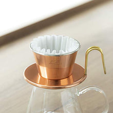 Load image into Gallery viewer, Kalita Wave Paper Coffee Filters I Larger Size 185 I 100 Count I Specially Pour Over Dripper I Made in Japan, Large, White
