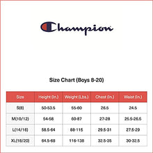 Load image into Gallery viewer, Champion Boys Sweatpant Heritage Collection Slim Fit Brushed Fleece Big and Little Boys Kids (Small, Granite Heather/Cargo Pocket)
