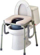 Load image into Gallery viewer, NOVA Medical Products Drop Arm Commode with Padded Seat and Back, Drop Down Arms for Easy Transfer, Stand Alone Bed Side Commode and Over The Toilet Commode, Comes with Bucket, Lid and Slash Guard
