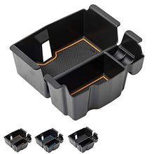 Load image into Gallery viewer, EDBETOS Center Console Organizer Tray Compatible with Jeep Wrangler JL/JLU 2018 2019-2021 2022 and Gladiator JT Truck 2020-2022 Insert Armrest Accessories - Won't Covers the light inside (Orange Trim)
