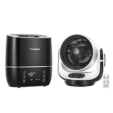 Load image into Gallery viewer, VIVOSUN 2-in-1 5L Warm &amp; Cool Mist Humidifier and Air Circulator Fan
