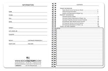 Load image into Gallery viewer, BookFactory Rental Property Record Book/Rental Property Log Book - Wire-O, 100 Pages, 8.5" x 11" (LOG-100-7CW(RentalProperty))
