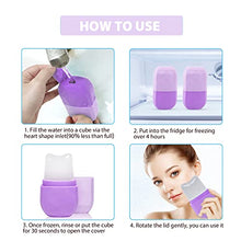 Load image into Gallery viewer, Ice Roller Silicone Facial and Eye,Facial Beauty Ice Roller Skin Care Tools,Reusable Facial Treatment to Tone Skin &amp; De-Puff The Eye Area,Reduce Acne and Lubricate the Skin. (Pink 2) (purple)
