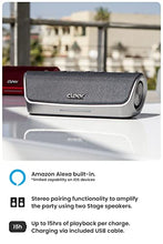 Load image into Gallery viewer, Cleer Audio Stage Smart Bluetooth Speaker - IPX7 Waterproof, Built-in Alexa, Stereo Pairing Capabilities, with Digital Amplifier, Dual 48mm Drivers, and Passive Radiators for Powerful Music and Sound
