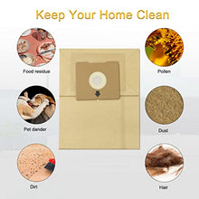 Load image into Gallery viewer, Rstartree Vacuum Bags Replacement for Bissell Zing, Dust Bags Compatible with 4122 Zing Bagged Canister Vacuum, Part # 2138425, Brown (Pack of 6)
