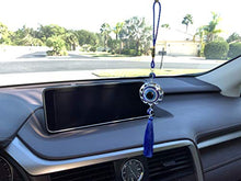 Load image into Gallery viewer, BRAVO TEAM Lucky Evil Eye Hanging Ornament for Protection and Blessing, Strength and Power, Pendant Decoration for Car, Home and Office, Great Gift
