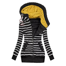 Load image into Gallery viewer, Aniywn Women's Zip Up Hoodie Turtleneck Printing Sweatshirt Slim Fit Hoodie Jacket Autumn Long Sleeve Outwear Coat
