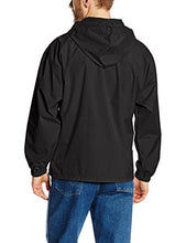 Load image into Gallery viewer, The "Newport Collection" Pack-N-Go Pullover Jacket from Charles River Apparel black large

