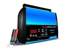 Load image into Gallery viewer, Schumacher SC1304 Fully Automatic Battery Charger Maintainer, and Auto Desulfator with Battery Detection - 15 Amp/3 Amp, 6V/12V - For Cars, Trucks, SUVs, Marine, RV Batteries
