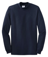 Load image into Gallery viewer, Port &amp; Company Men's Mock Turtleneck - 3X-Large - Navy blue
